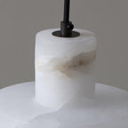 Alabaster Suspension Double Cylindrique - Neutralighting