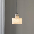 Alabaster Suspension Double Cylindrique - Neutralighting