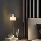 Alabaster Suspension Double Cylindrique - Neutralighting