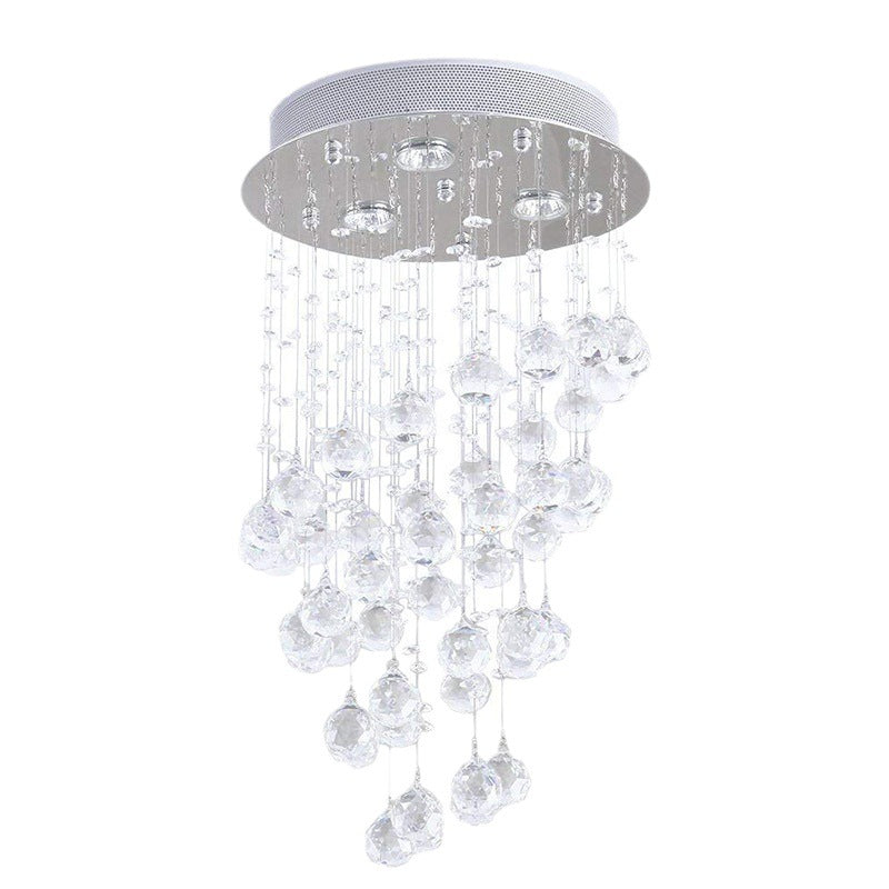 Arisha Intérieur Longues Plafonnier Métal Verre Salon Couloir - Neutralighting