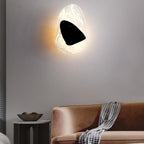 Beatrice Applique Murale Artistique en Verre Noir - Neutralighting