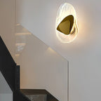 Beatrice Applique Murale Artistique en Verre Noir - Neutralighting