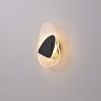Beatrice Applique Murale Artistique en Verre Noir - Neutralighting