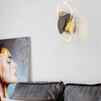 Beatrice Applique Murale Artistique en Verre Noir - Neutralighting