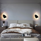 Beatrice Applique Murale Artistique en Verre Noir - Neutralighting