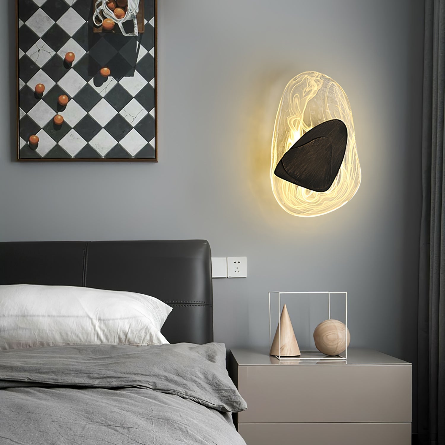 Blind Applique Murale en Verre Art Nordic Premium - Neutralighting