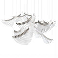 Eurrinia Verre Aile Groupe Lustre - Neutralighting