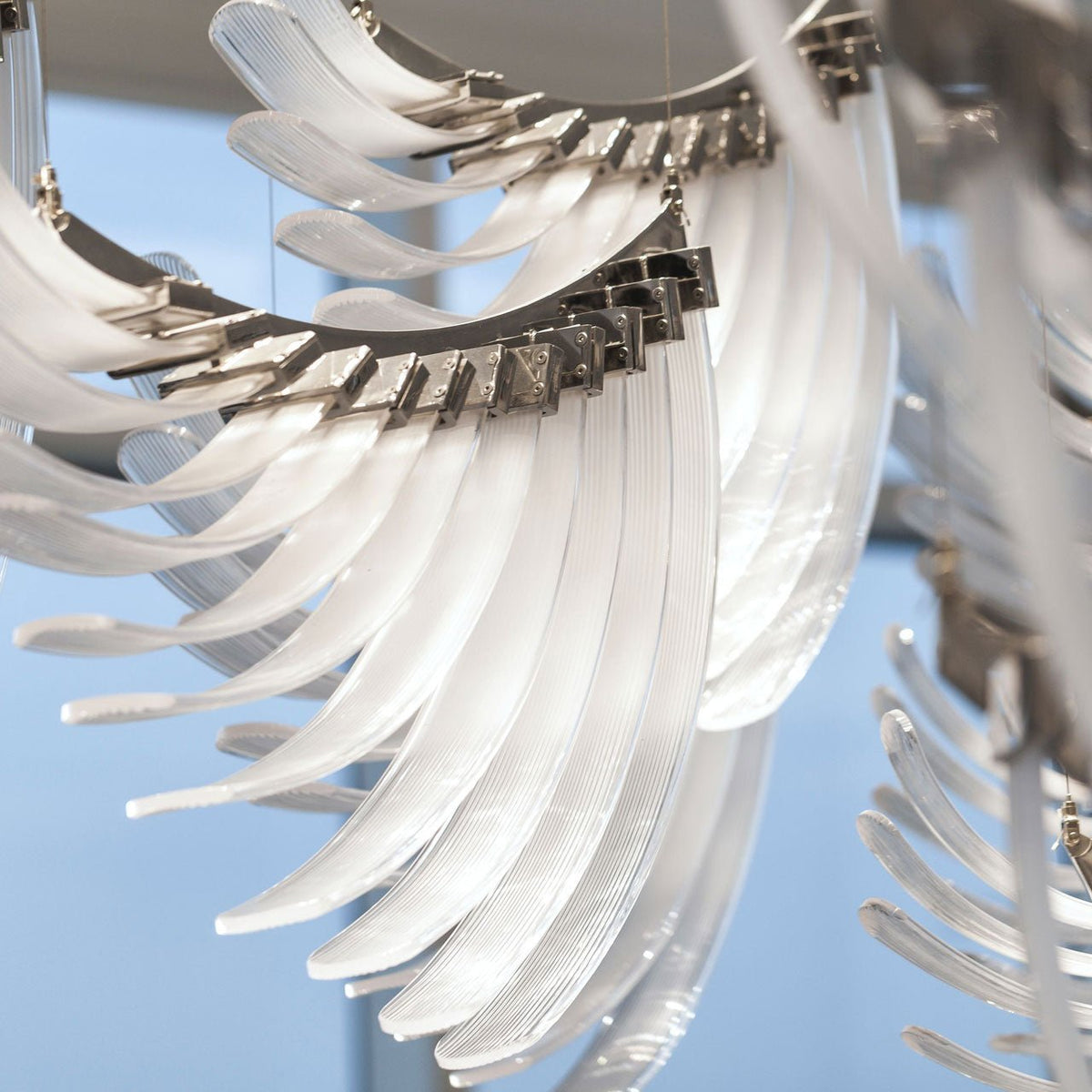Eurrinia Verre Aile Groupe Lustre - Neutralighting
