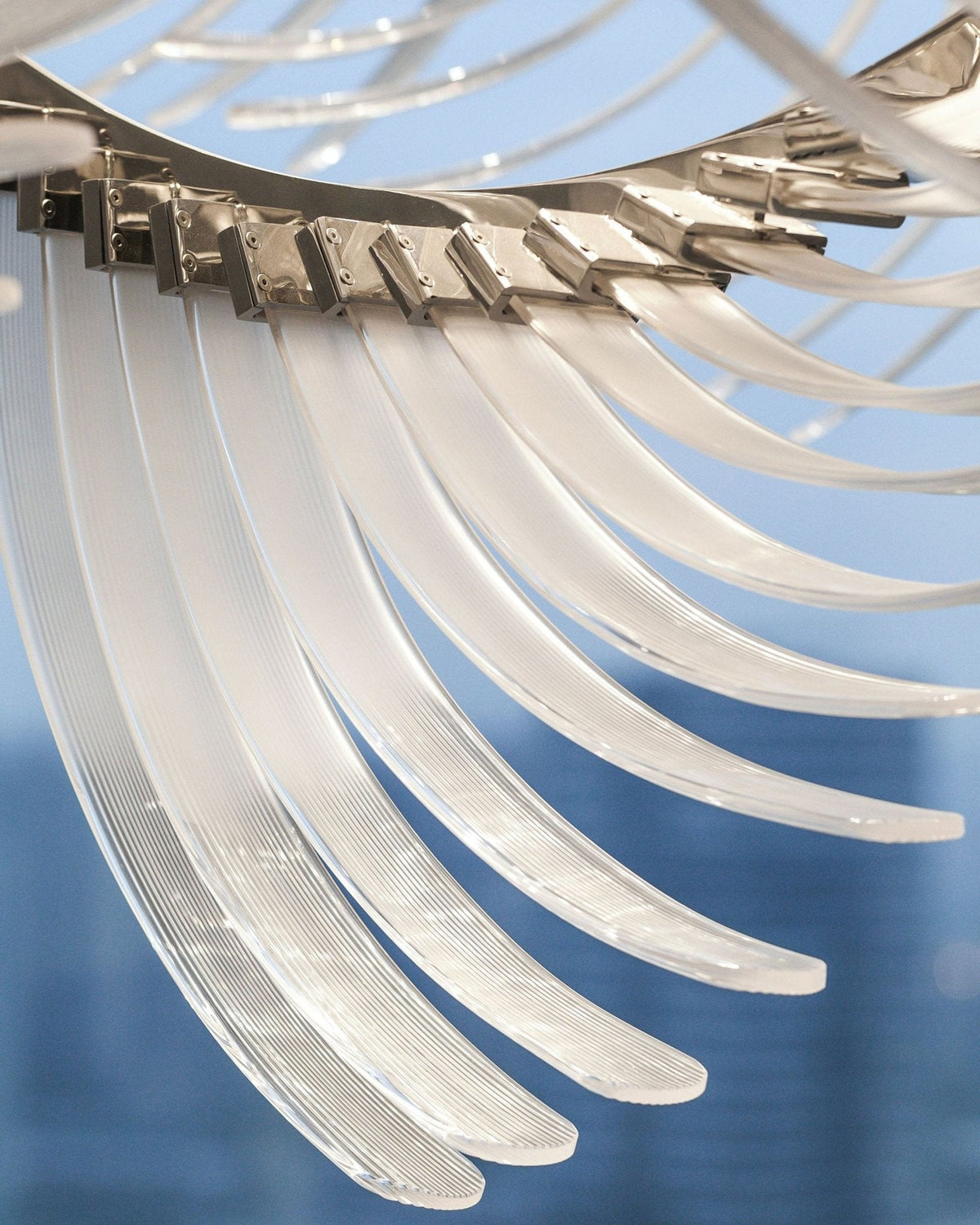 Eurrinia Verre Aile Groupe Lustre - Neutralighting
