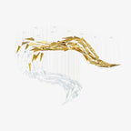 Nyvinia Verre Plume Forme Lustre - Neutralighting