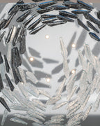 Nyvinia Verre Plume Forme Lustre - Neutralighting
