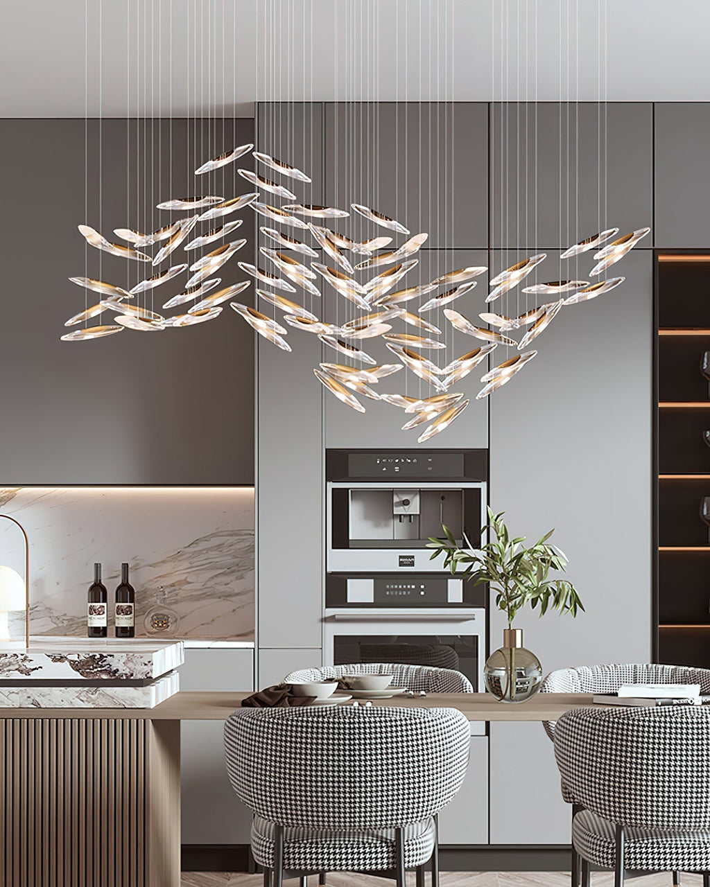 Armira Chandelier en Verre de Luxe - Neutralighting