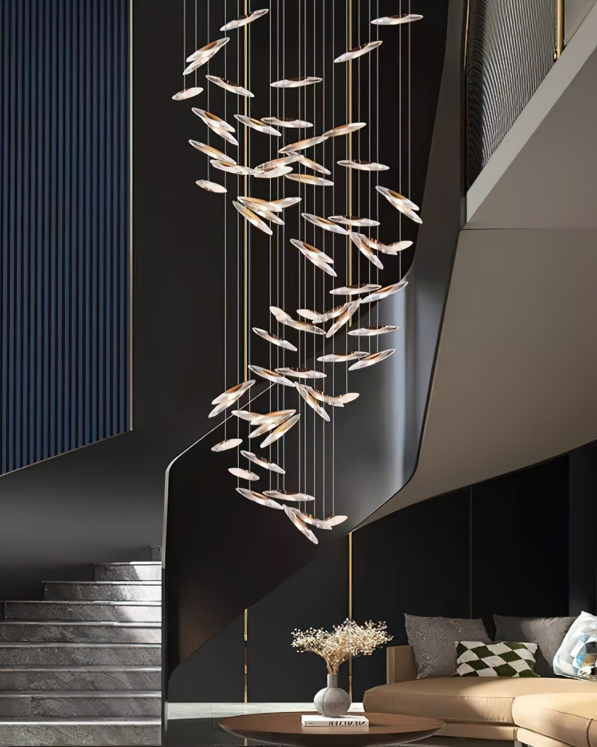 Armira Chandelier en Verre de Luxe - Neutralighting