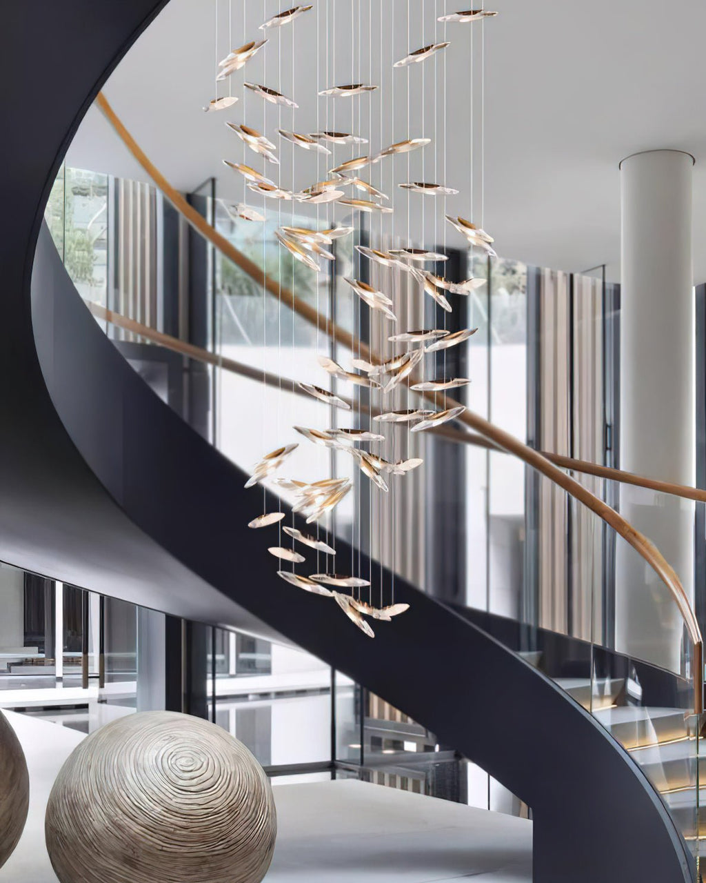 Armira Chandelier en Verre de Luxe - Neutralighting