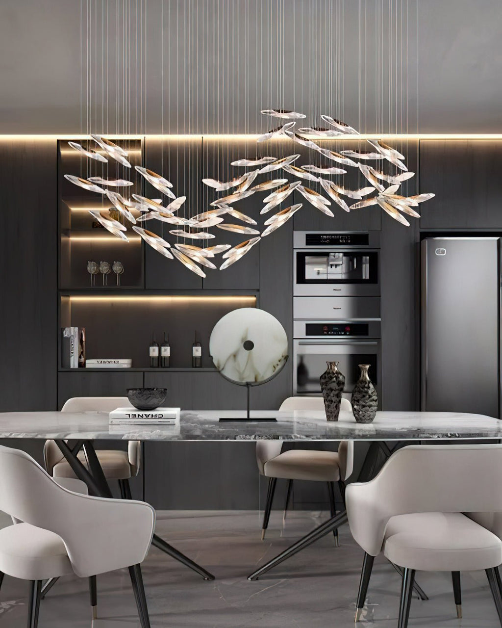 Armira Chandelier en Verre de Luxe - Neutralighting