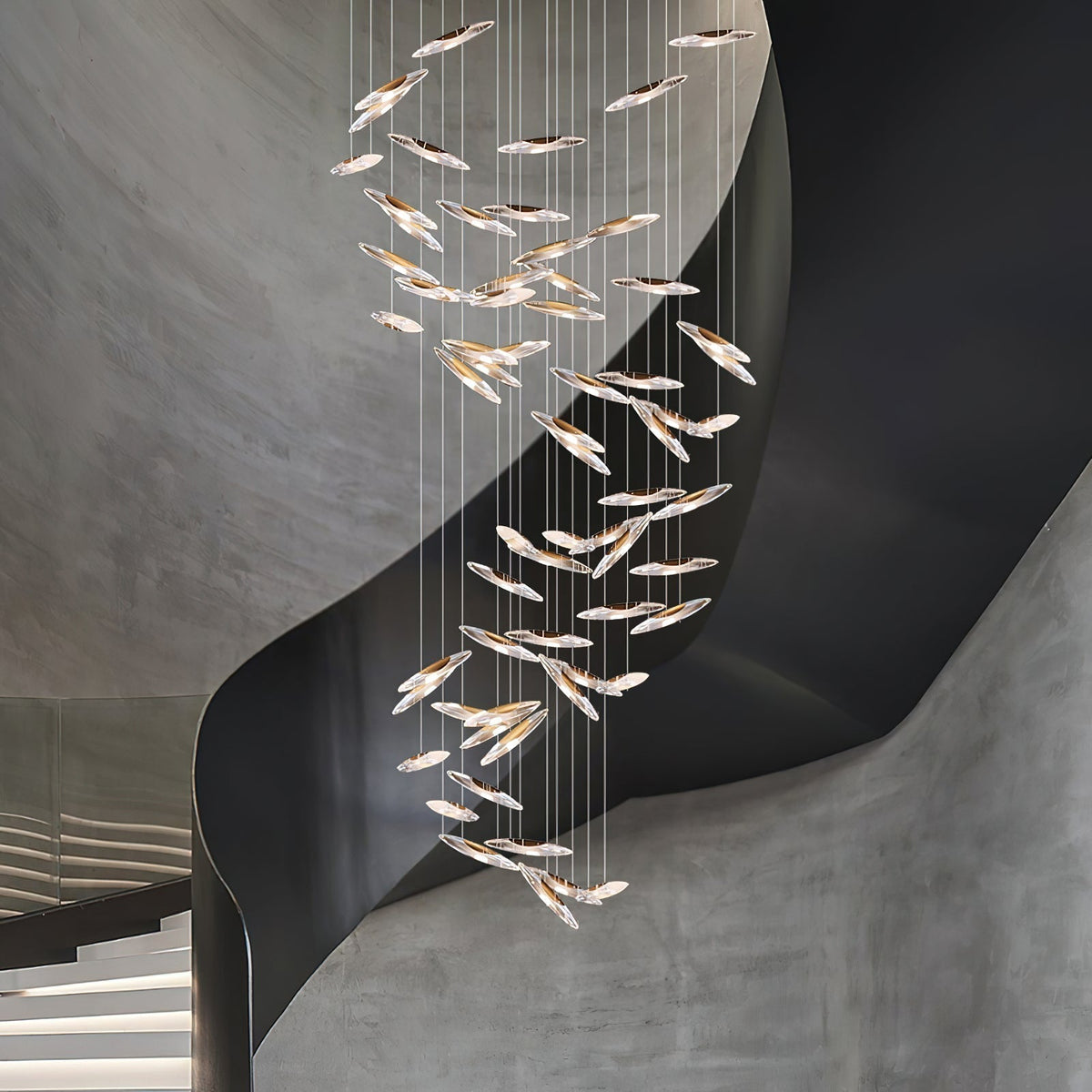Armira Chandelier en Verre de Luxe - Neutralighting