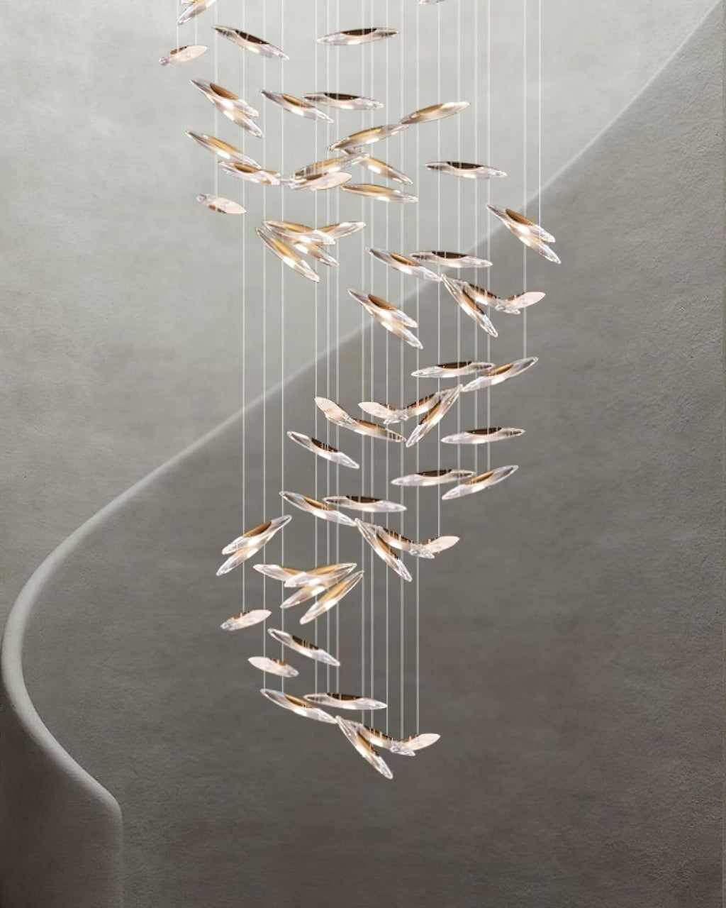 Armira Chandelier en Verre de Luxe - Neutralighting