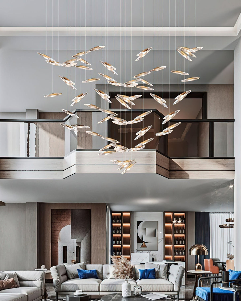 Armira Chandelier en Verre de Luxe - Neutralighting
