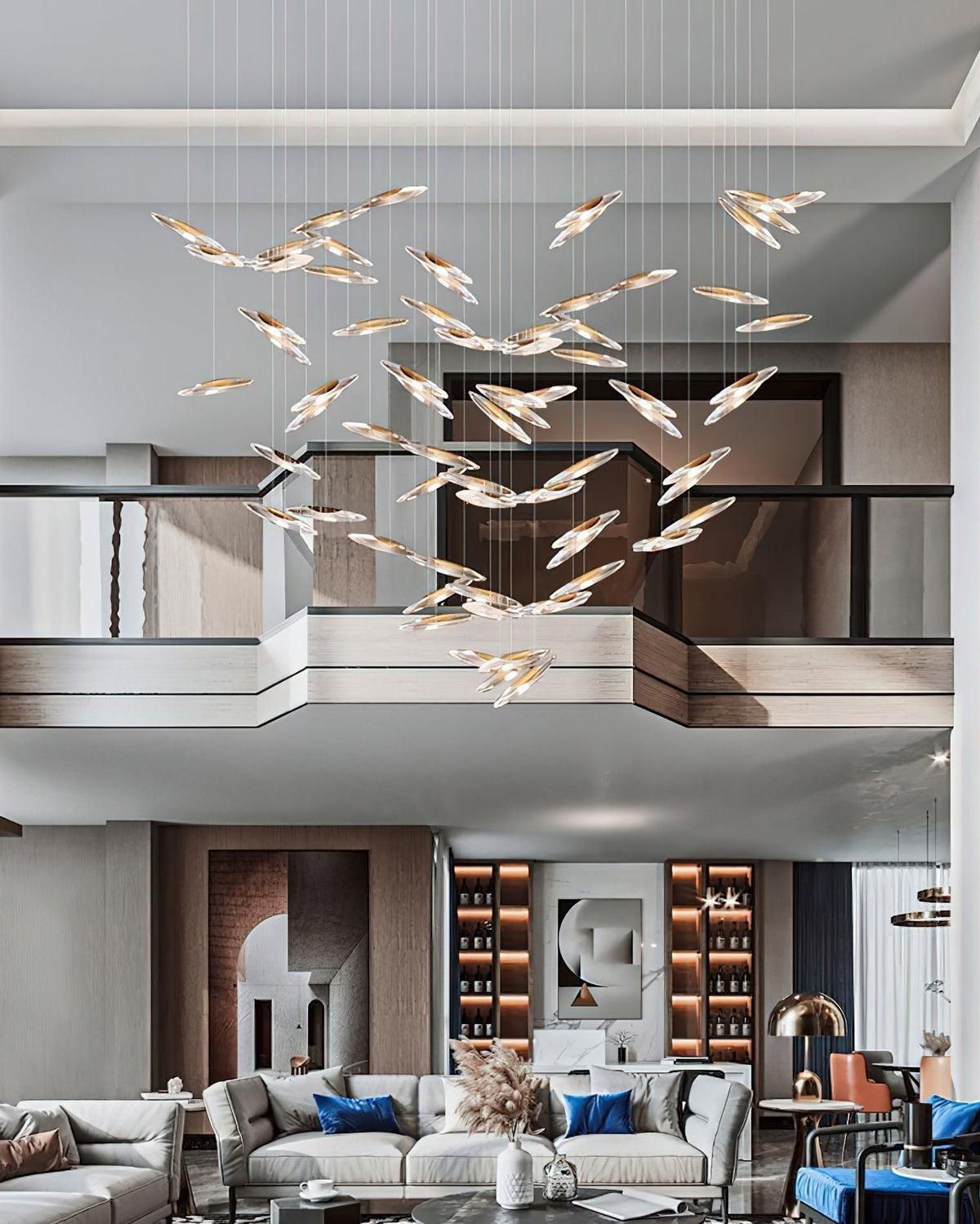 Armira Chandelier en Verre de Luxe - Neutralighting