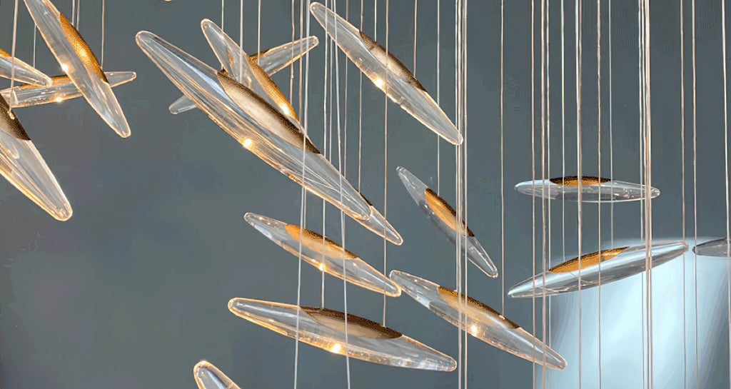 Armira Chandelier en Verre de Luxe - Neutralighting