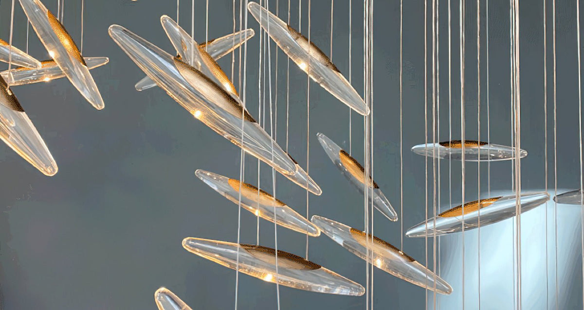 Armira Chandelier en Verre de Luxe - Neutralighting