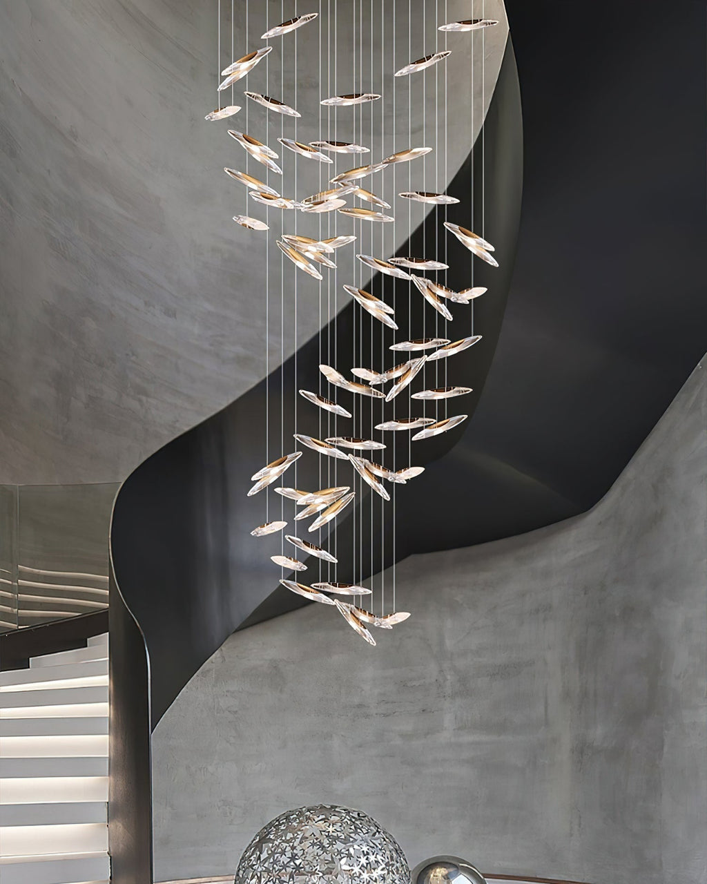 Armira Chandelier en Verre de Luxe - Neutralighting