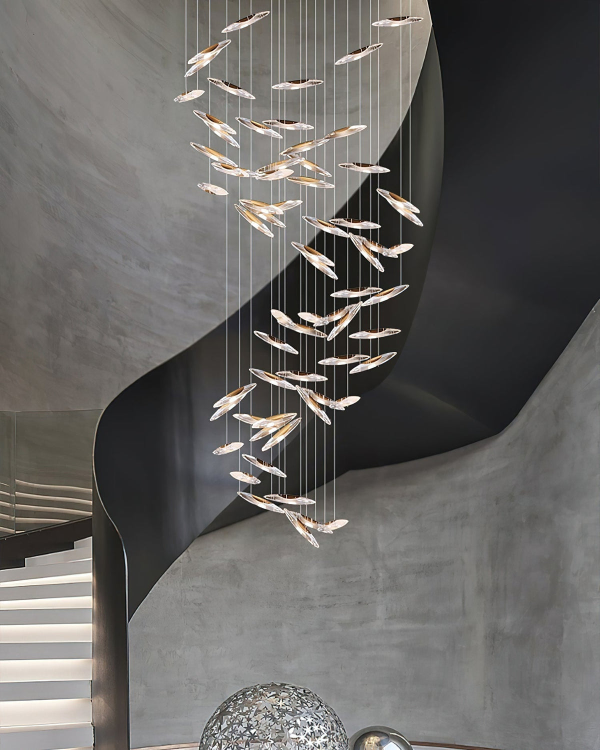 Armira Chandelier en Verre de Luxe - Neutralighting