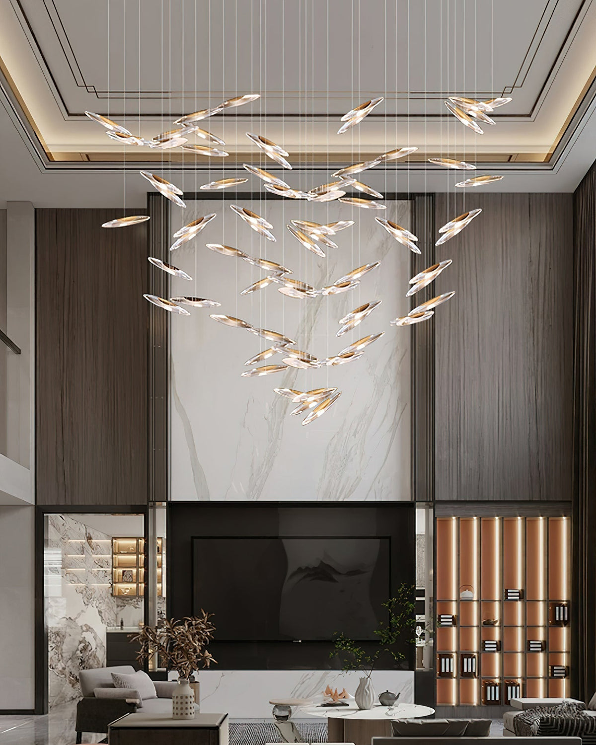 Armira Chandelier en Verre de Luxe - Neutralighting