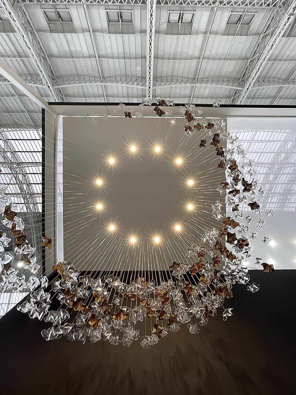 Cezorisra Chandelier Linéaire en Laiton de Luxe - Neutralighting