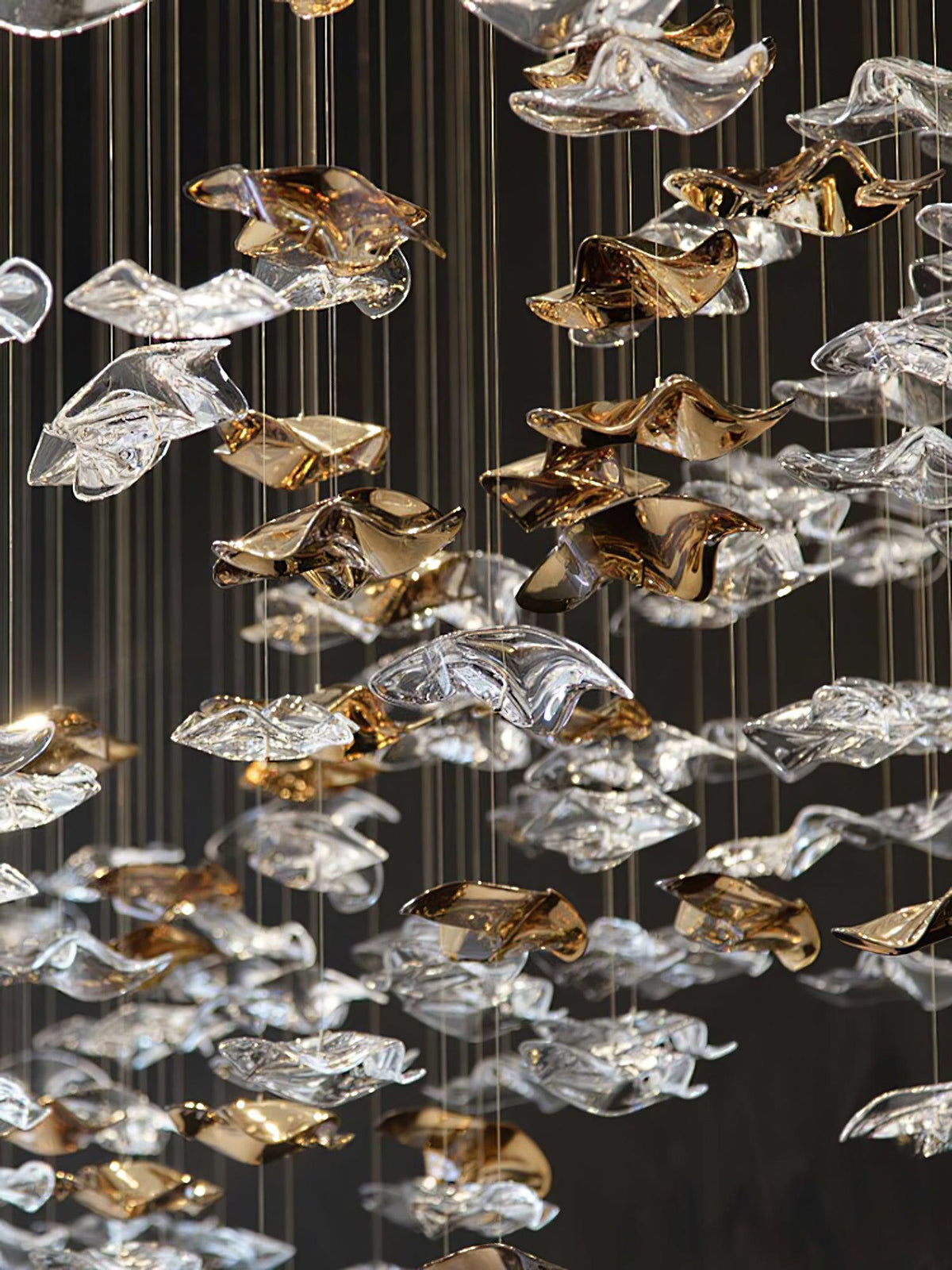 Cezorisra Chandelier Linéaire en Laiton de Luxe - Neutralighting