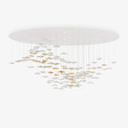 Nephele Chandelier Feuille en Cristal - Neutralighting