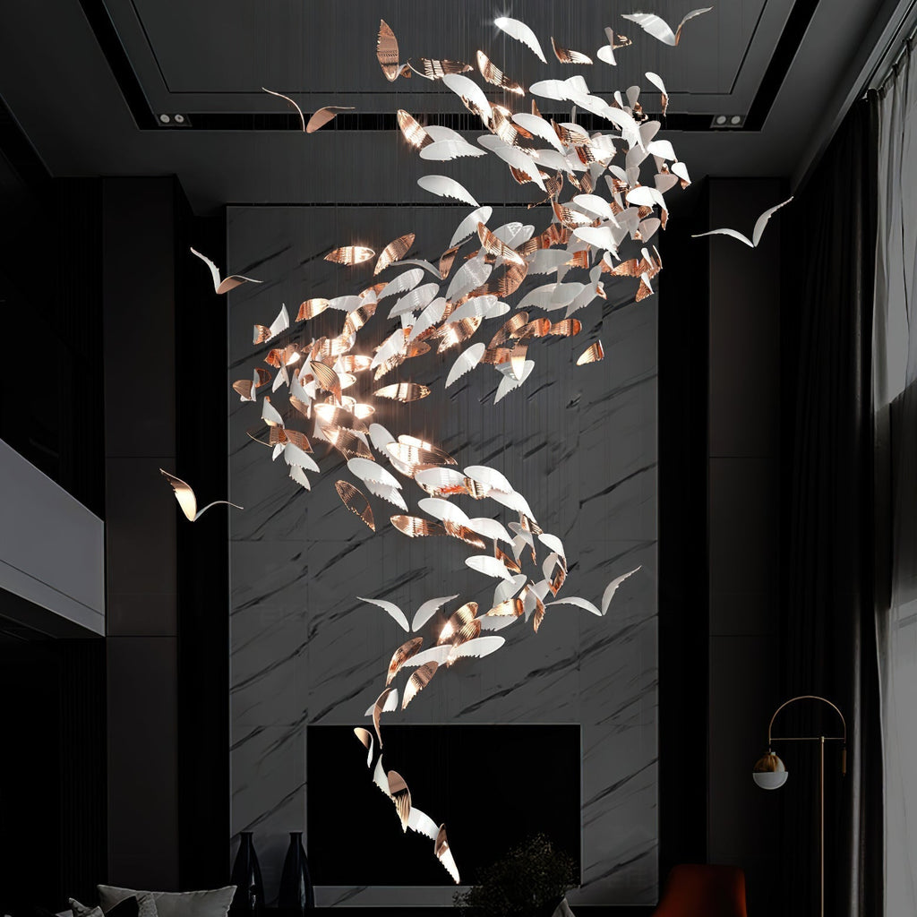 Alvenan Oiseau Vol Lustre - Neutralighting