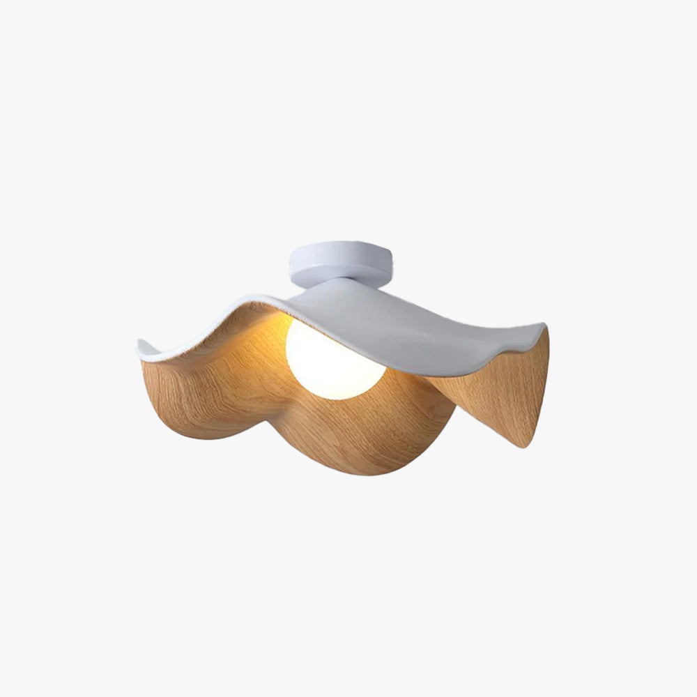 Lanoe Plafonnier Noir Bois - Neutralighting