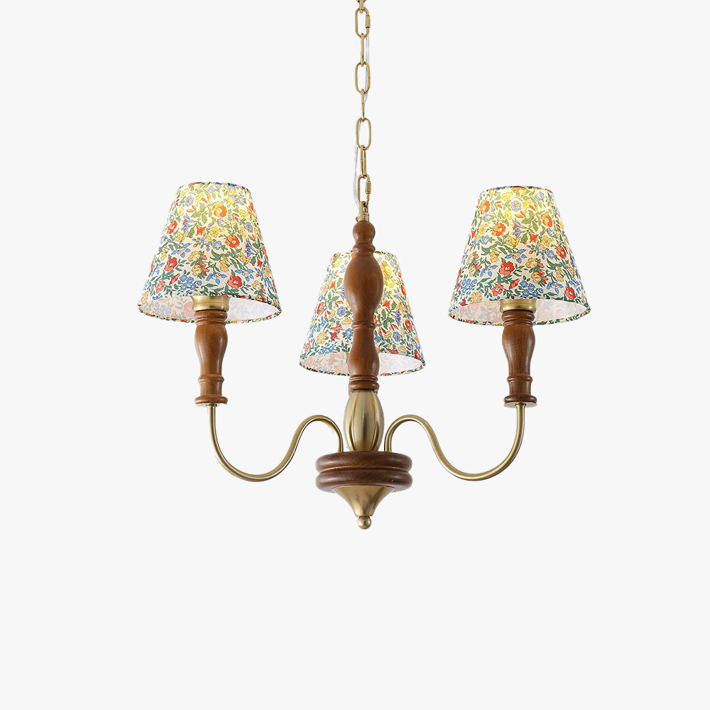 Cassian Lustre Fleur en Tissu - Neutralighting