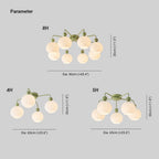 Tulip Plafonnier Blanc Fleur Verre Design - Neutralighting
