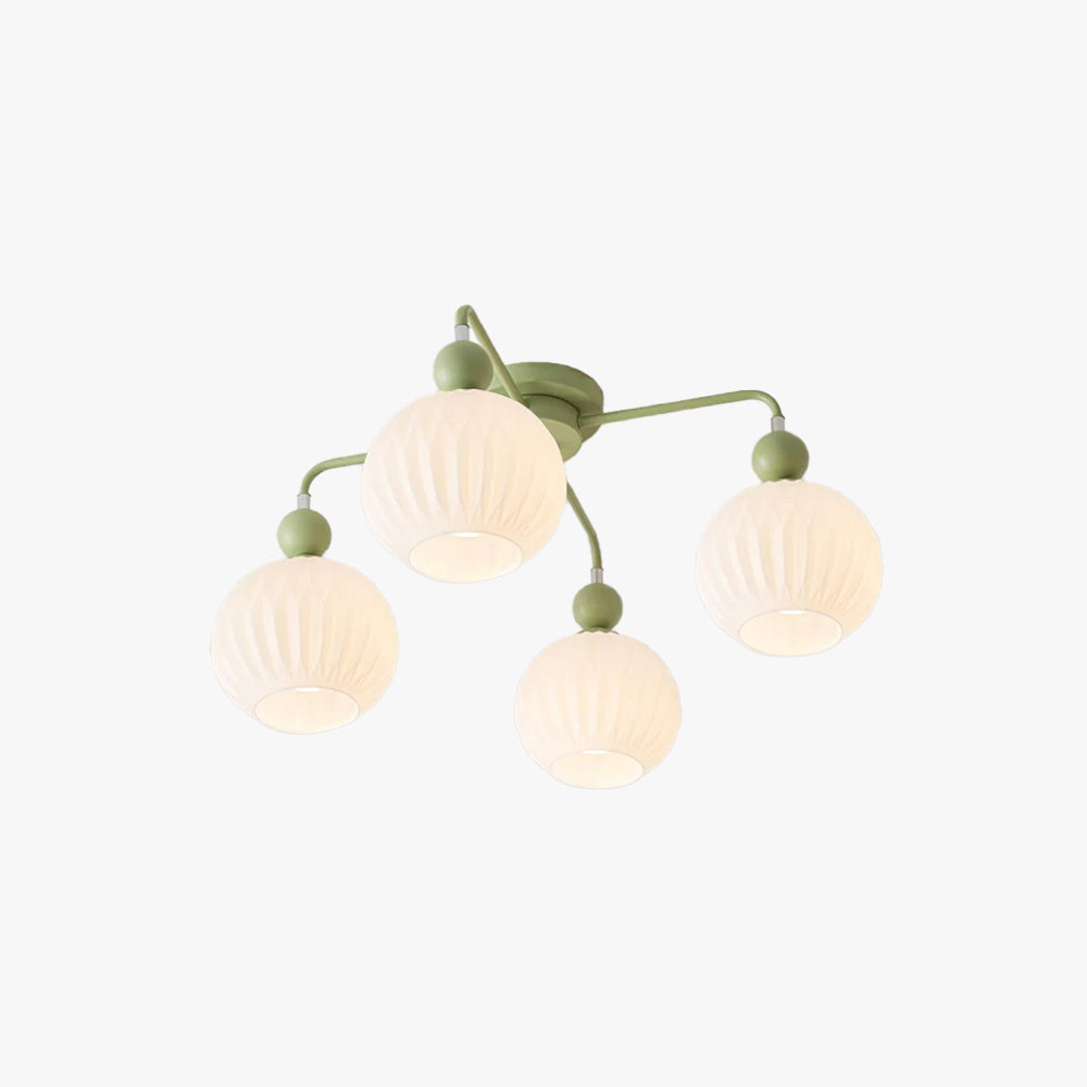 Tulip Plafonnier Blanc Fleur Verre Design - Neutralighting