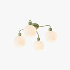 Tulip Plafonnier Blanc Fleur Verre Design - Neutralighting