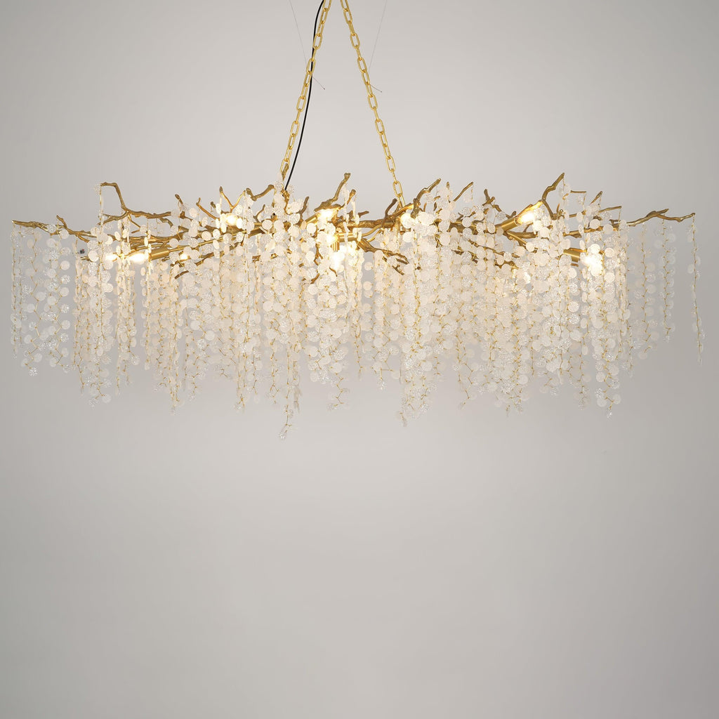 Lustra Suspension Lampe Goutte de Rosée en Cristal - Neutralighting