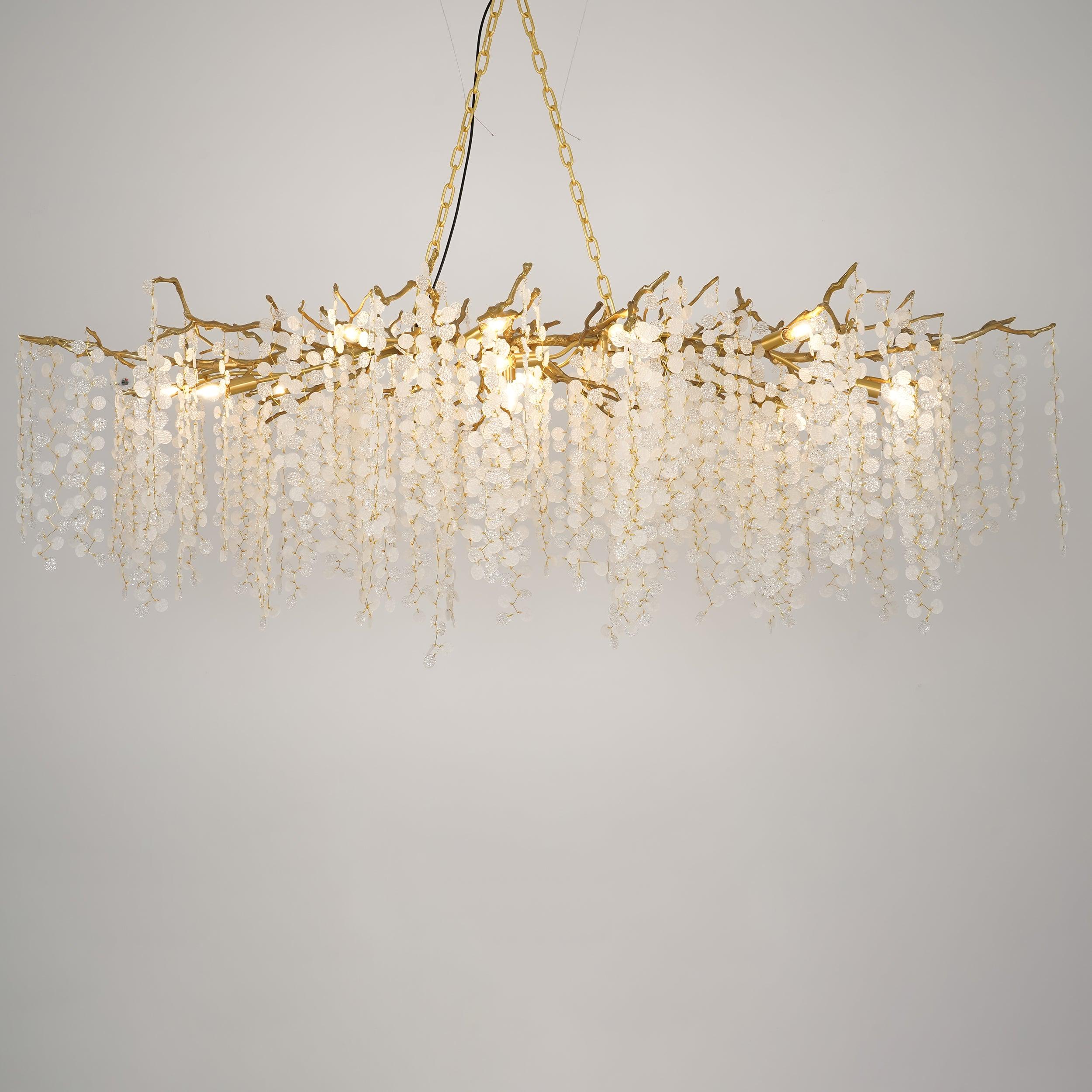 Lustra Suspension Lampe Goutte de Rosée en Cristal - Neutralighting