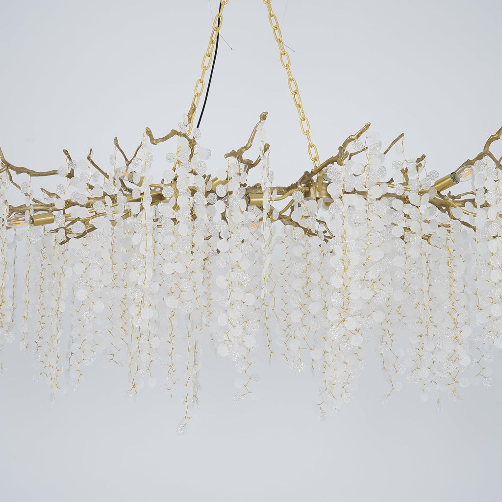 Lustra Suspension Lampe Goutte de Rosée en Cristal - Neutralighting