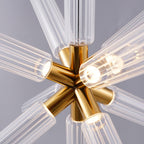 Solara Lampe à suspension en cristal cylindrique Cipher contemporaine - Neutralighting