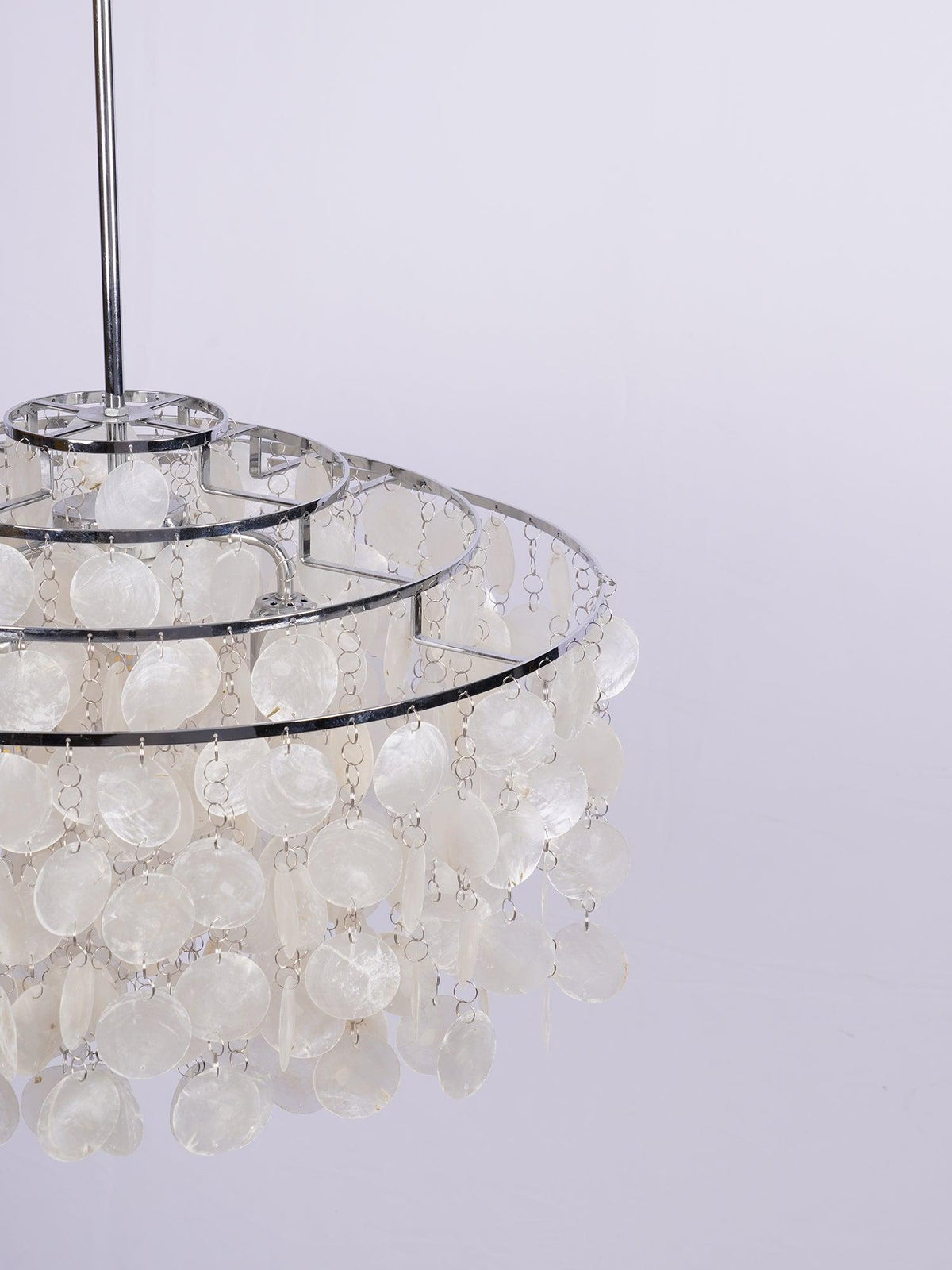 Lustra Suspension Lampe Anneau Rond en Coquillage - Neutralighting