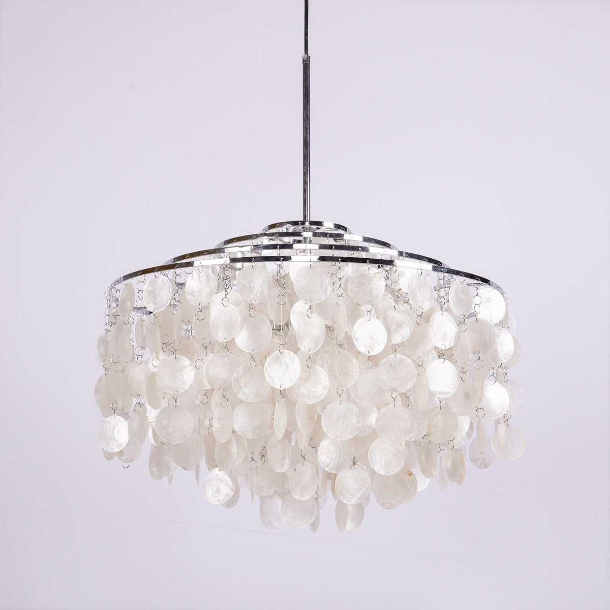 Lustra Suspension Lampe Anneau Rond en Coquillage - Neutralighting