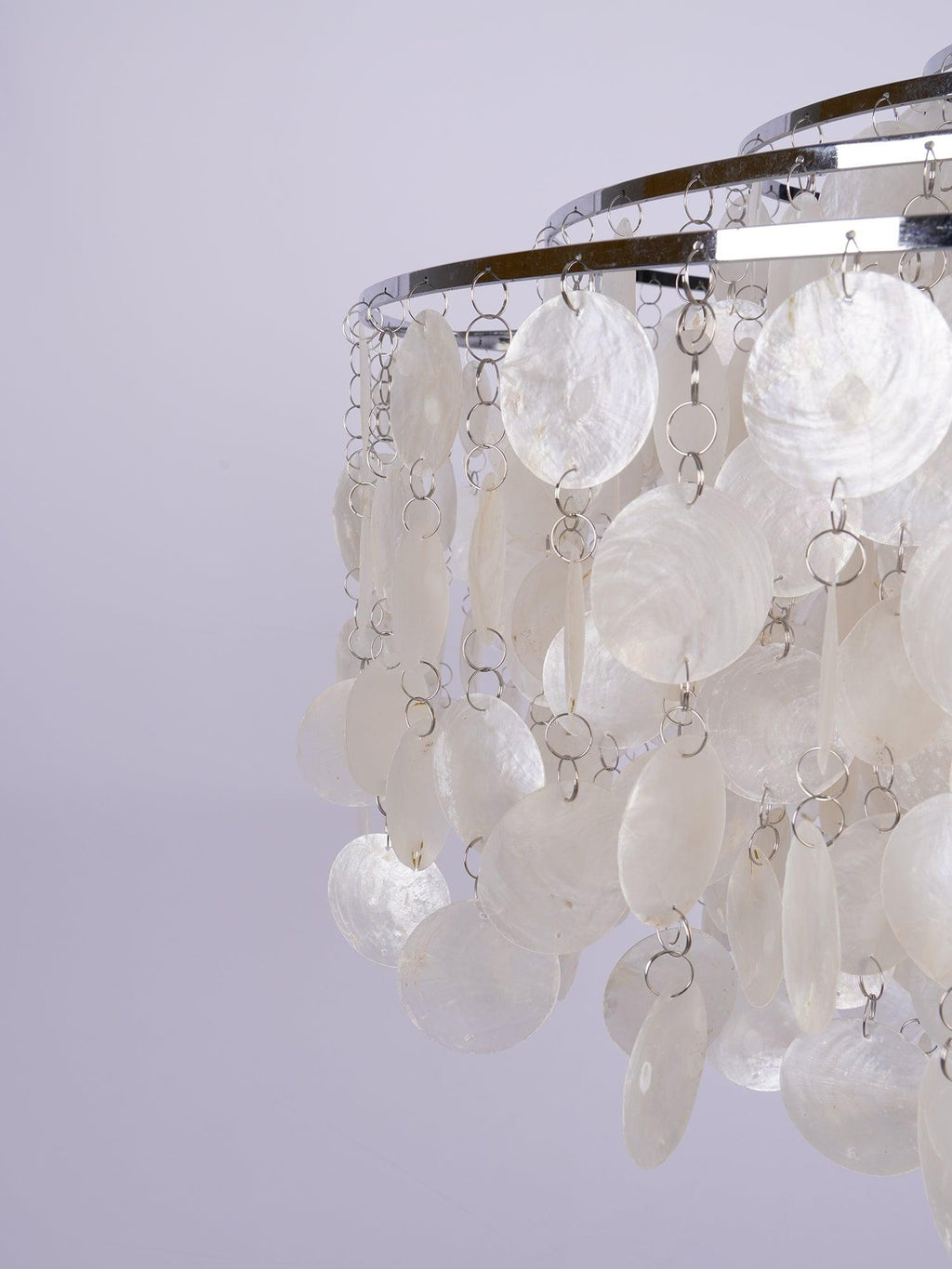 Lustra Suspension Lampe Anneau Rond en Coquillage - Neutralighting