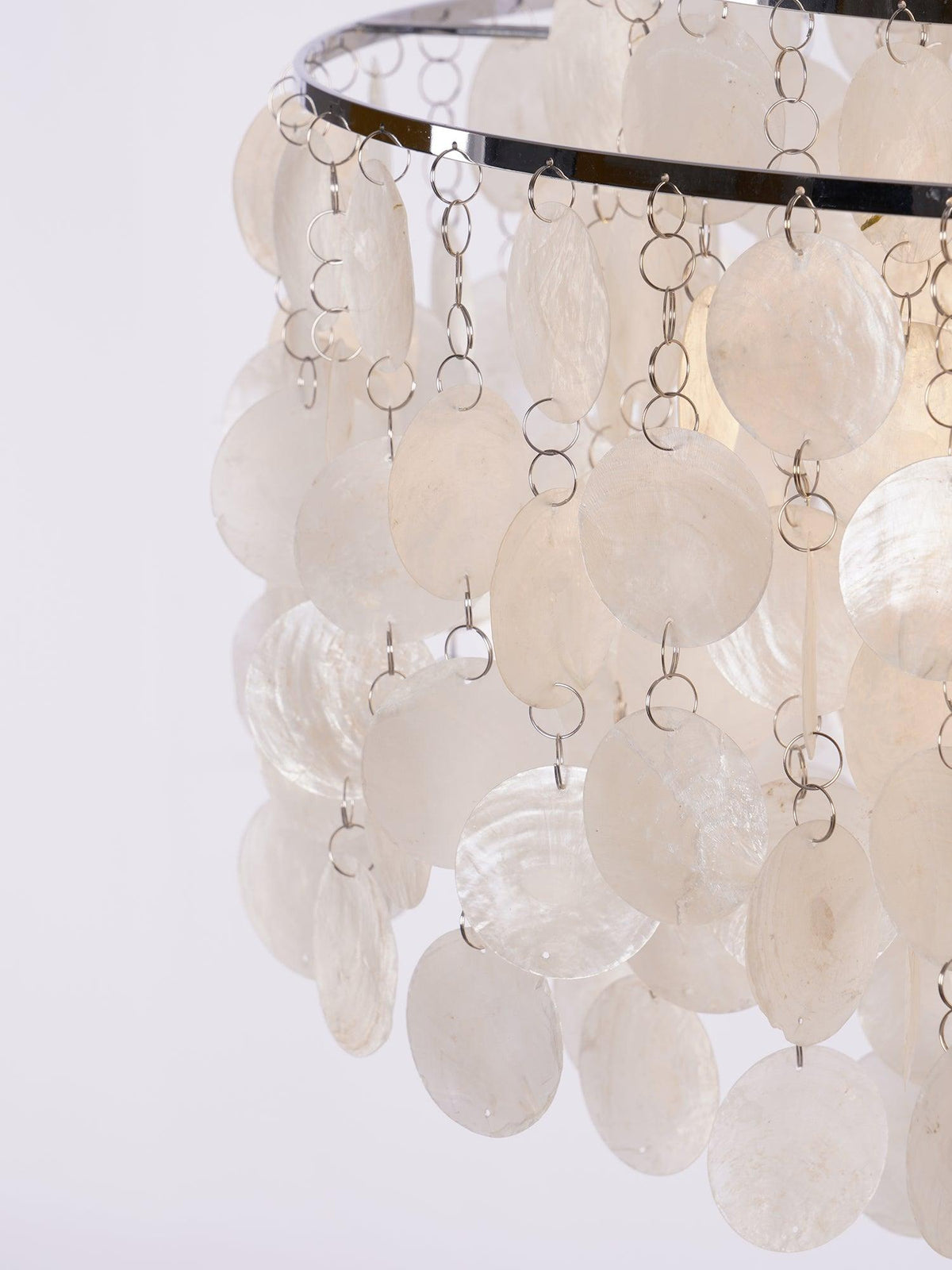 Lustra Suspension Lampe Anneau Rond en Coquillage - Neutralighting