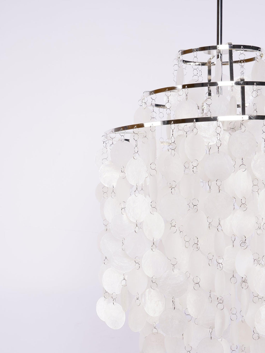 Lustra Suspension Lampe Anneau Rond en Coquillage - Neutralighting
