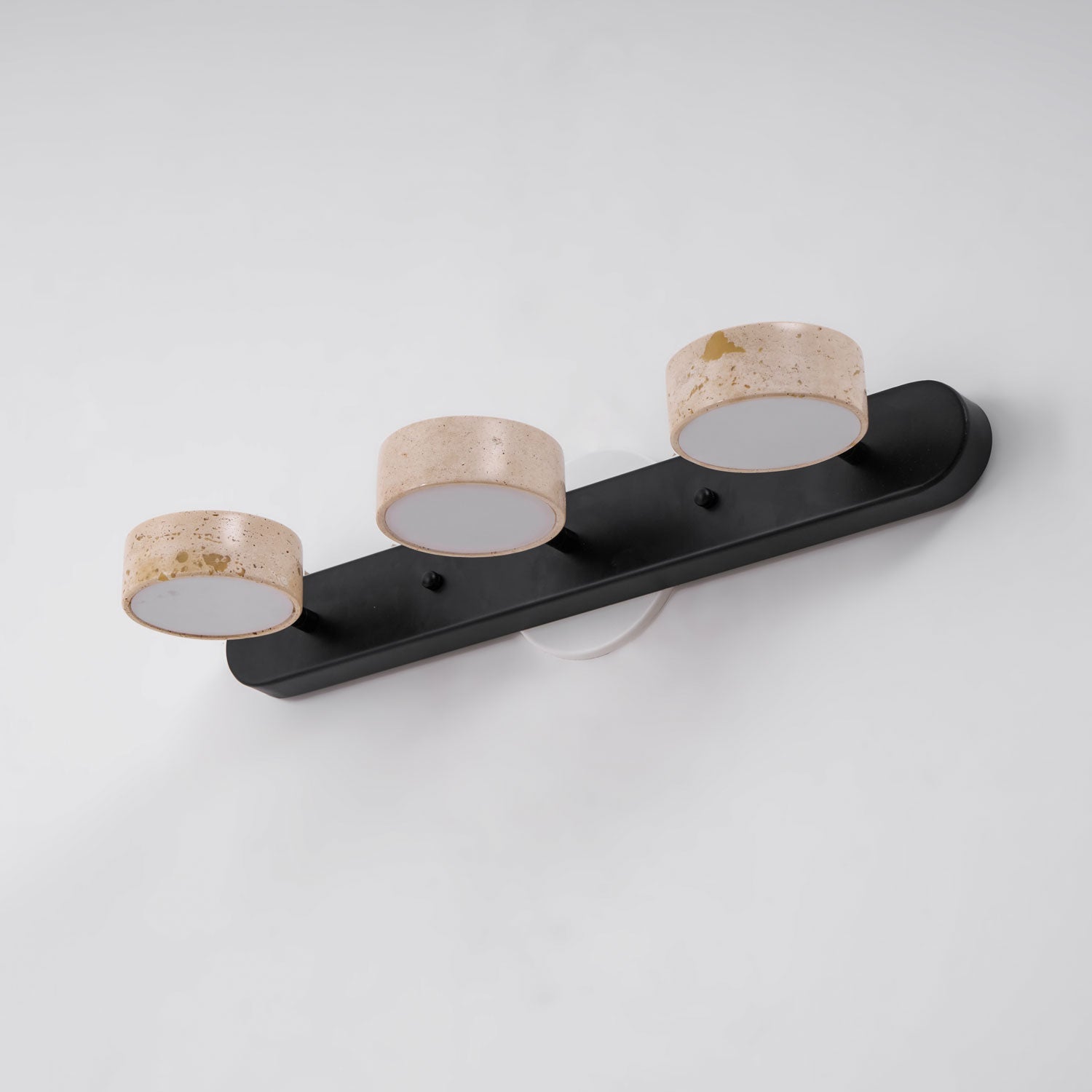 Orshaa Linéaire Travertin Vanité Lumière - Neutralighting
