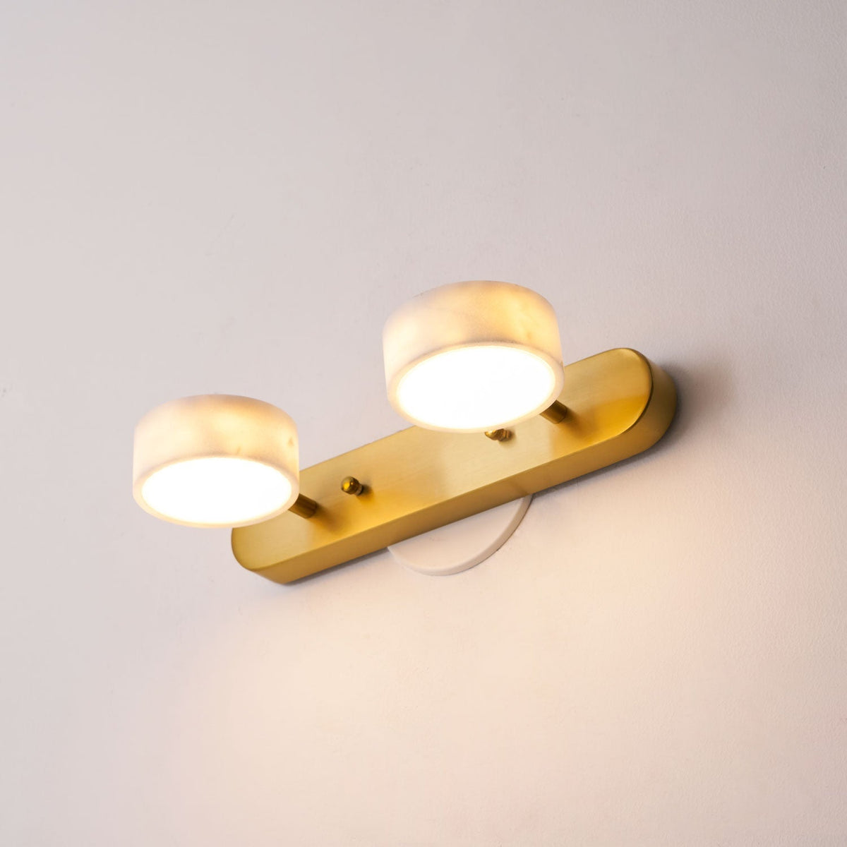 Orshaa Linéaire Travertin Vanité Lumière - Neutralighting