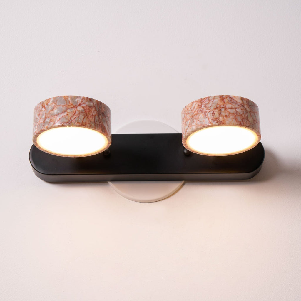 Orshaa Linéaire Travertin Vanité Lumière - Neutralighting