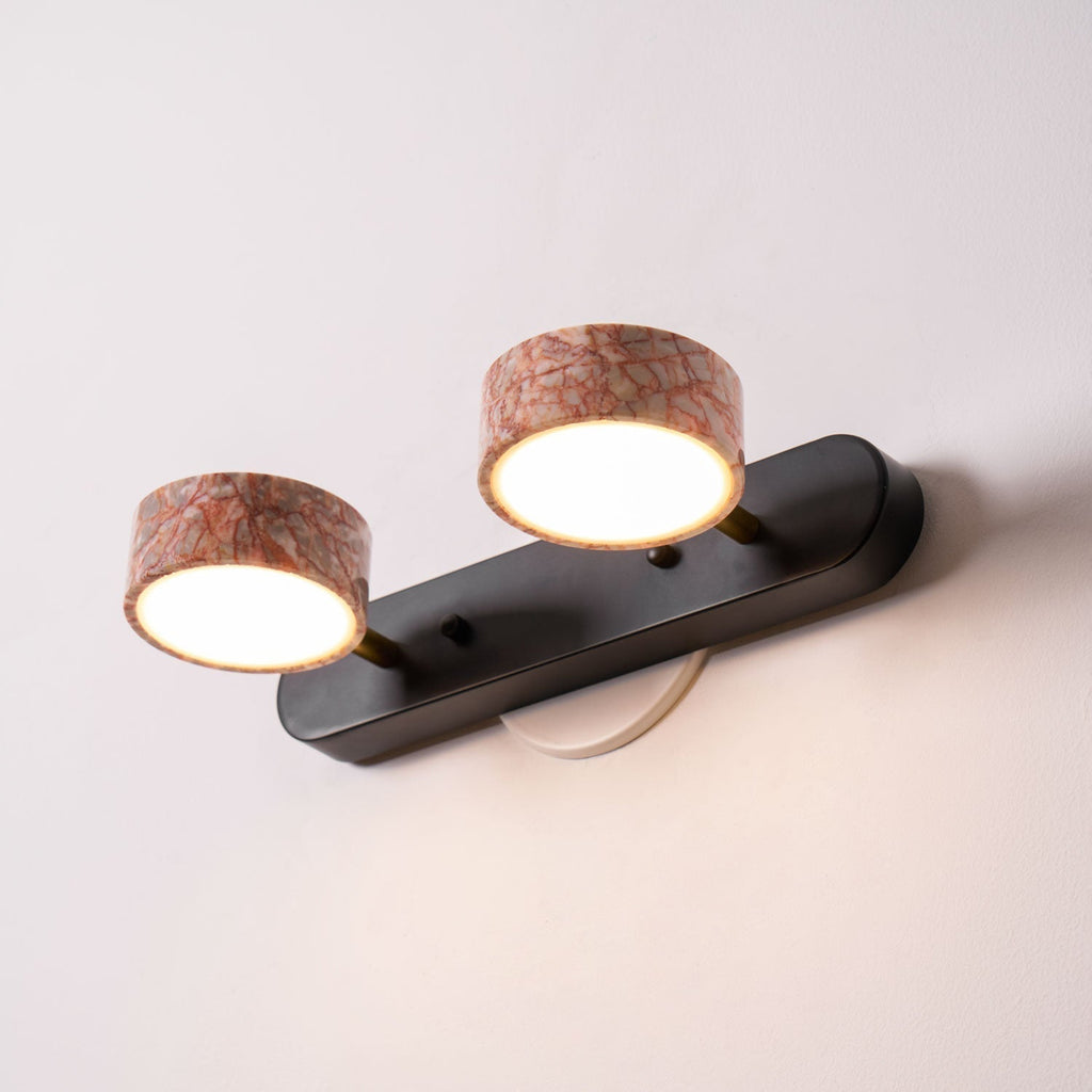 Orshaa Linéaire Travertin Vanité Lumière - Neutralighting